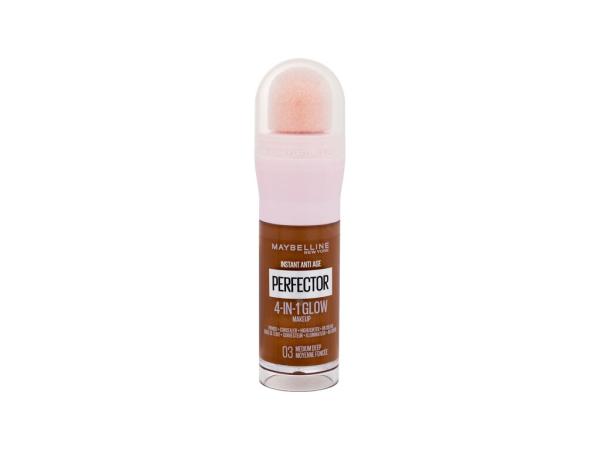 Maybelline Instant Anti-Age Perfector 4-In-1 Glow 03 Med Deep (W) 20ml, Make-up