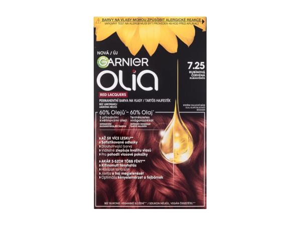 Garnier Olia 7.25 Ruby Red (W) 60g, Farba na vlasy Red Lacquers