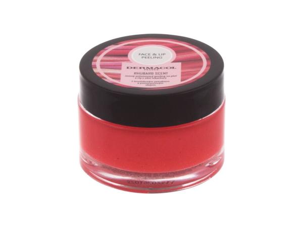 Dermacol Face & Lip Peeling Rhubarb Scent (W) 50g, Peeling