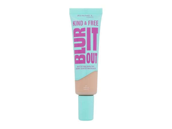 Rimmel London Kind & Free Blur It Out Mattifying Skin Tint 180 Vanilla (W) 30ml, Make-up