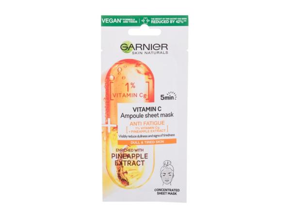 Garnier Skin Naturals Vitamin C Ampoule Sheet Mask (W) 1ks, Pleťová maska