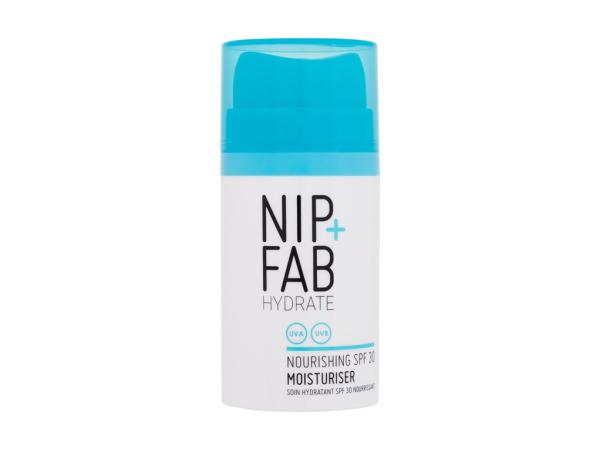 NIP+FAB Hydrate Nourishing Moisturiser SPF30 (W) 50ml, Opaľovací prípravok na tvár