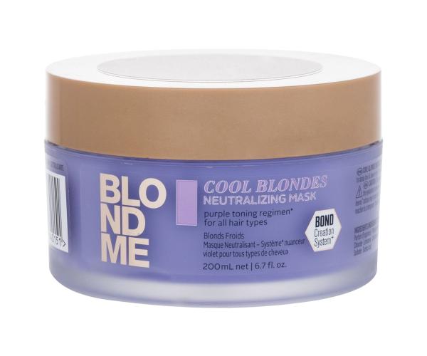 Schwarzkopf Professi Blond Me Cool Blondes Neutralizing Mask (W) 200ml, Maska na vlasy