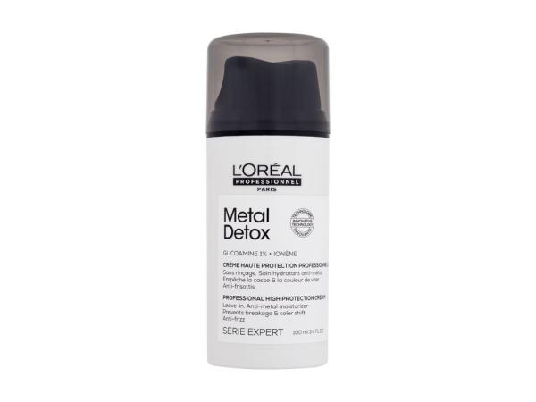 L'Oréal professionnel Metal Detox Professional High Protection Cream (W) 100ml, Krém na vlasy