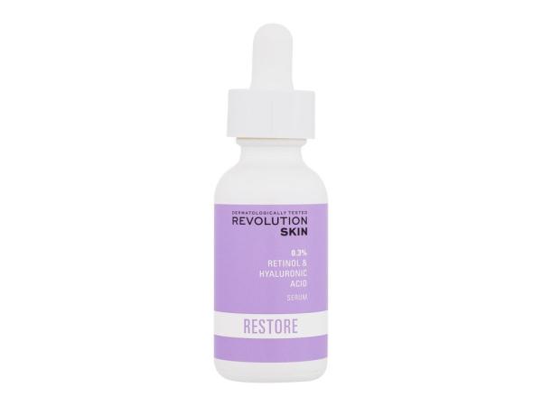 Revolution Skincare Restore 0.3% Retinol & Hyaluronic Acid Serum (W) 30ml, Pleťové sérum