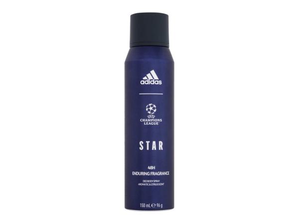 Adidas UEFA Champions League Star (M) 150ml, Dezodorant Aromatic & Citrus Scent