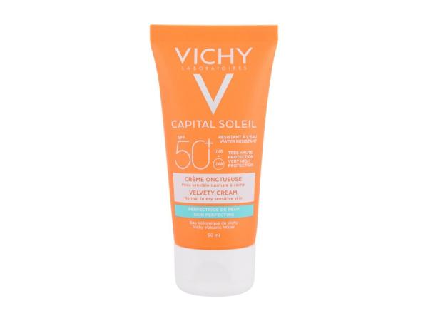 Vichy Capital Soleil Velvety Cream (W) 50ml, Opaľovací prípravok na tvár SPF50+