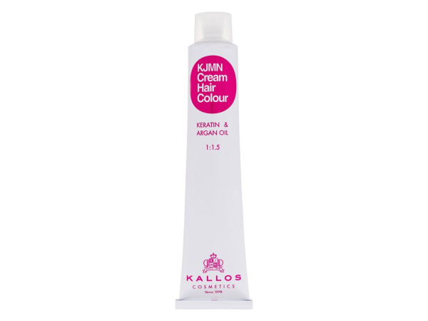 Kallos Cosmetics KJMN Cream Hair Colour Keratin & Argan Oil 8.34I Intense Copper Red (W) 100ml, Farba na vlasy
