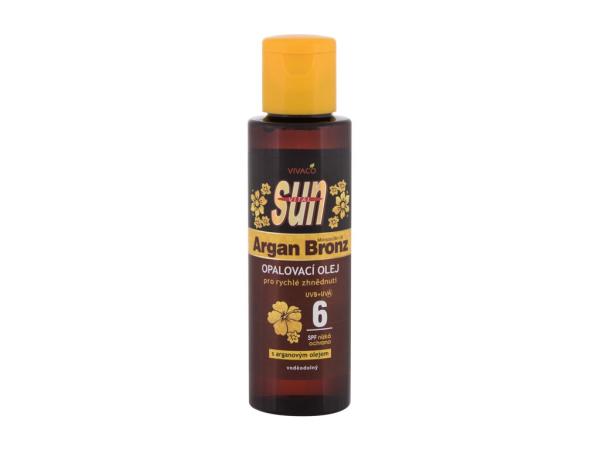 Vivaco Sun Argan Bronz Suntan Oil (U) 100ml, Opaľovací prípravok na telo SPF6
