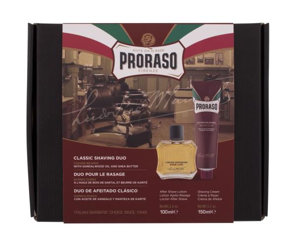 PRORASO Classic Shaving Duo Red (M)  100ml, Voda po holení