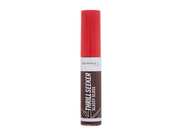 Rimmel London Thrill Seeker Glassy Gloss 800 Chocolate Glaze (W) 10ml, Lesk na pery