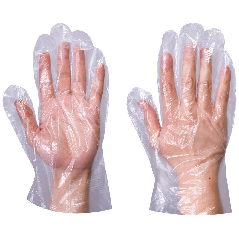 Jednorázové Polyetylénové HDPE rukavice (mikroténové) 100ks