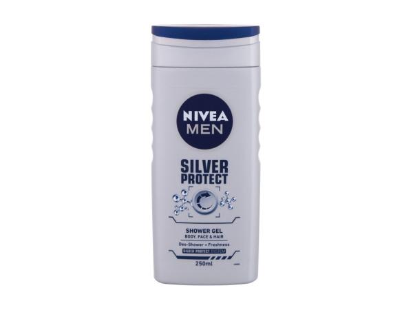 Nivea Men Silver Protect (M) 250ml, Sprchovací gél