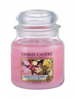 Yankee Candle Fresh Cut Roses (U)  411g, Vonná sviečka