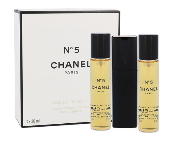 Chanel No.5 (W) 20ml, Toaletná voda Twist and Spray 3x 20 ml