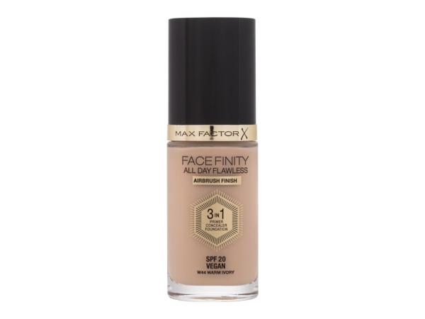 Max Factor Facefinity All Day Flawless W44 Warm Ivory (W) 30ml, Make-up SPF20