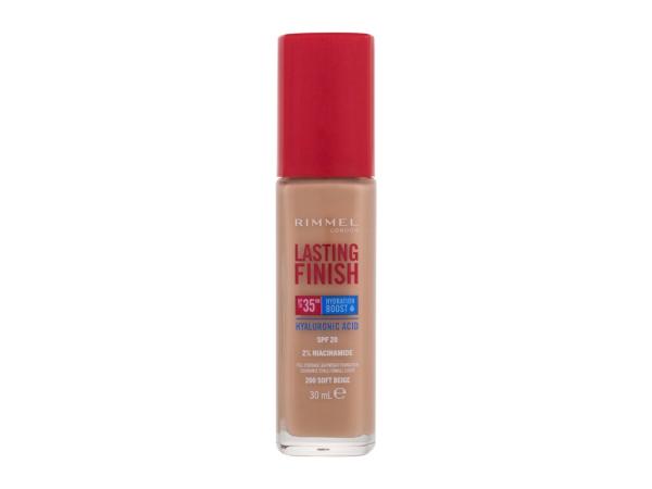 Rimmel London Lasting Finish 35H 200 Soft Beige (W) 30ml, Make-up SPF20