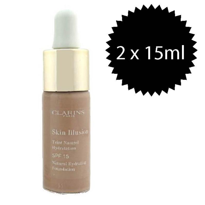 Clarins Skin Illusion Natural Hydrating Foundation 107 Beige 30ml, Make-up (W)