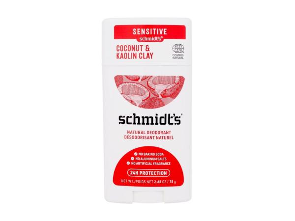 schmidt's Natural Deodorant Coconut & Kaolin Clay (W)  75g, Dezodorant