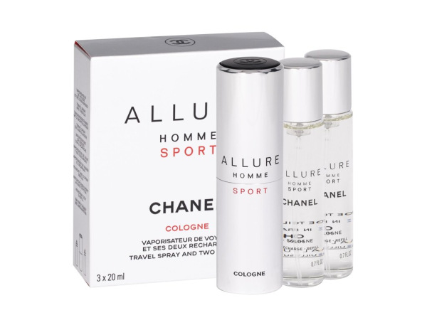 Chanel Allure Homme Sport Cologne (M) 3x20ml, Kolínska voda Twist and Spray