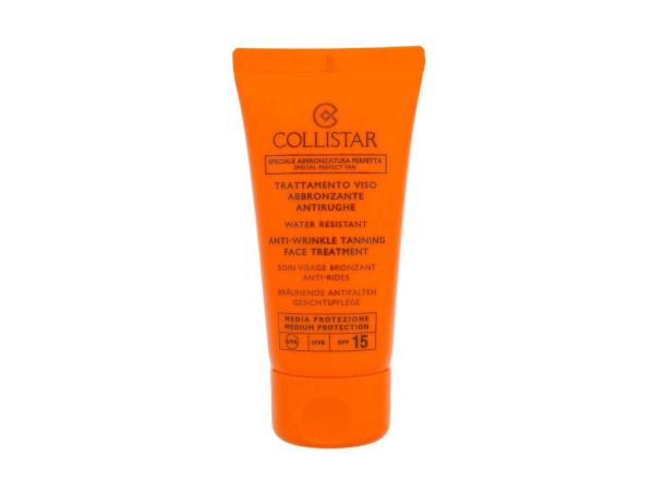 Collistar Special Perfect Tan Tanning Face Treatment SPF15 (W) 50ml, Opaľovací prípravok na tvár