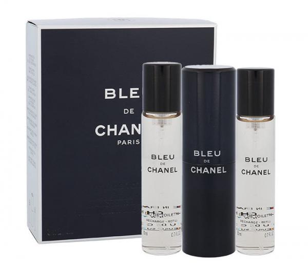 Bleu de Chanel (M) 3x20ml, Toaletná voda Twist and Spray