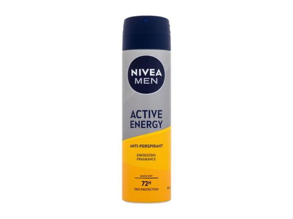 Nivea Men Active Energy (M) 150ml, Antiperspirant 48H