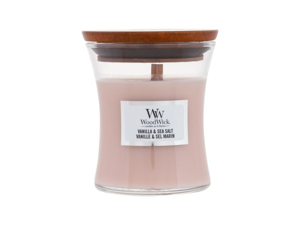 WoodWick Vanilla & Sea Salt (U) 85g, Vonná sviečka