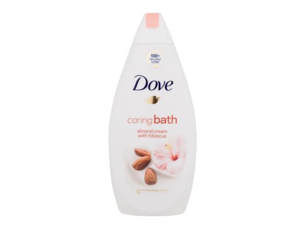 Dove Caring Bath Almond Cream With Hibiscus (W) 450ml, Pena do kúpeľa