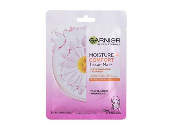 Garnier Moisture + Comfort Skin Naturals (W)  1ks, Pleťová maska