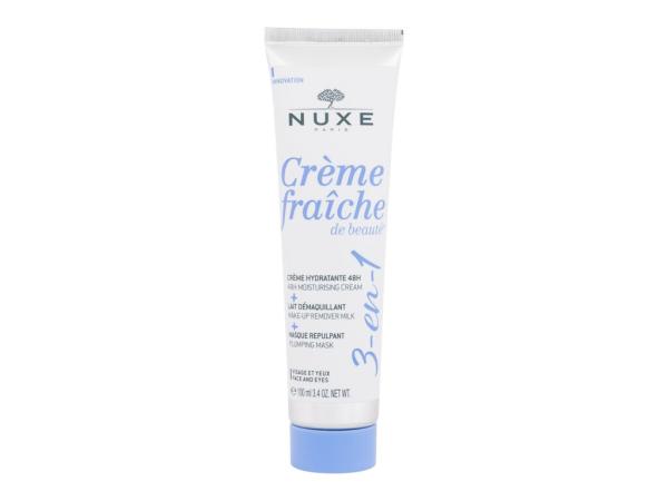 NUXE Creme Fraiche de Beauté 3-In-1 (W) 100ml, Denný pleťový krém Cream & Make-Up Remover & Mask