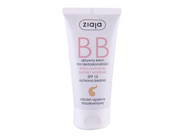 Ziaja BB Cream Normal and Dry Skin Dark (W) 50ml, BB krém SPF15