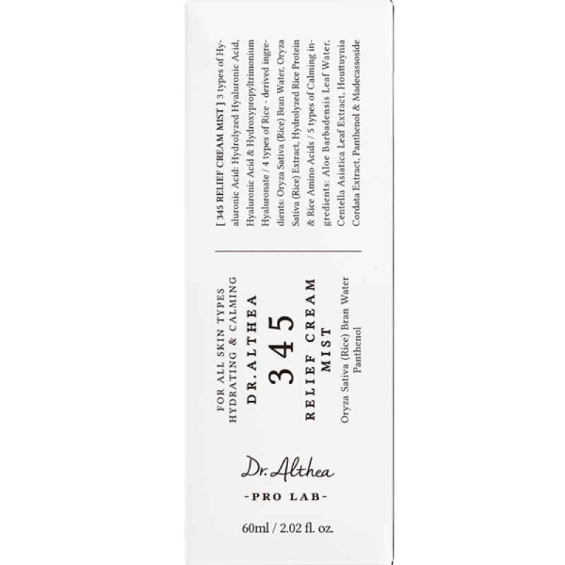 Dr. Althea Relief 345 Cream Mist 60 ml (U), Pleťový sprej 1