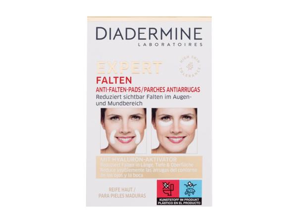 Diadermine Expert Anti-Wrinkle-Pads (W) 12ks, Maska na oči