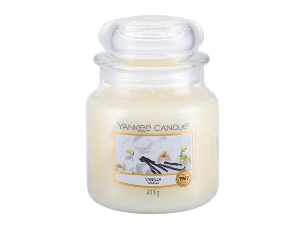 Yankee Candle Vanilla (U)  411g, Vonná sviečka