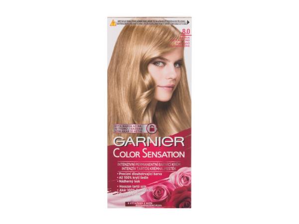 Garnier Color Sensation 8,0 Luminous Light Blond (W) 40ml, Farba na vlasy