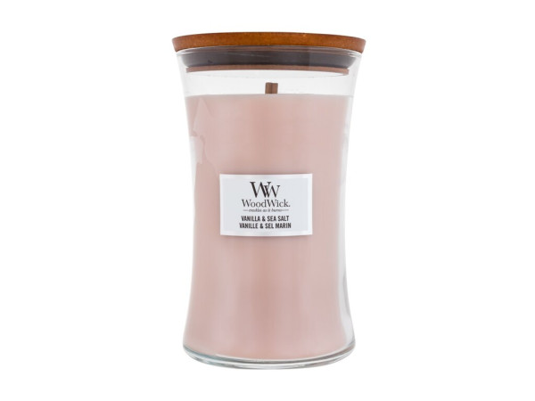 WoodWick Vanilla & Sea Salt (U) 610g, Vonná sviečka