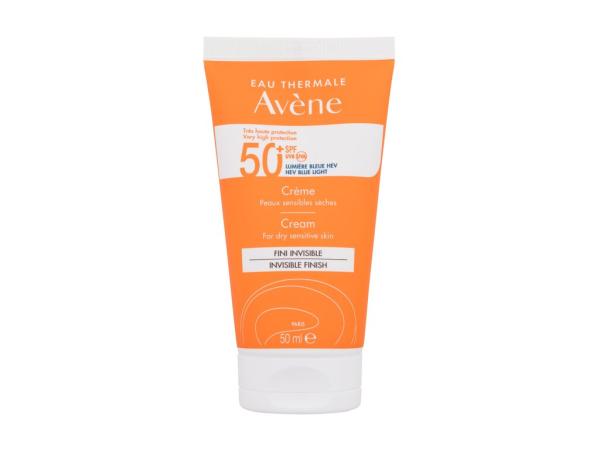 Avene Sun Cream Invisible Finish (U) 50ml, Opaľovací prípravok na tvár SPF50+