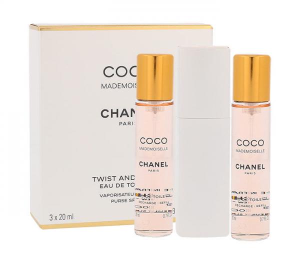 Chanel Coco Mademoiselle (W) 20 ml, Toaletná voda Twist and Spray 3x 20 ml