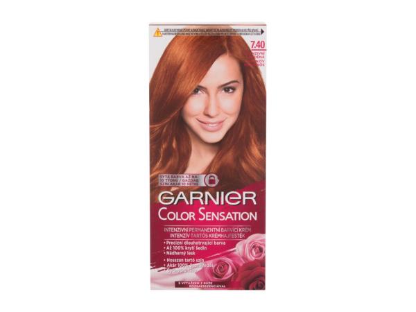 Garnier Color Sensation 7,40 Intense Amber (W) 40ml, Farba na vlasy