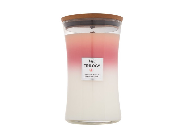 WoodWick Trilogy Blooming Orchard (U) 610g, Vonná sviečka