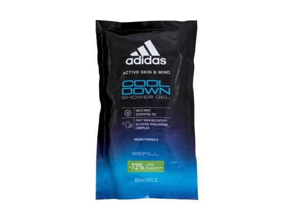 Adidas Cool Down (M) 400ml, Sprchovací gél Náplň