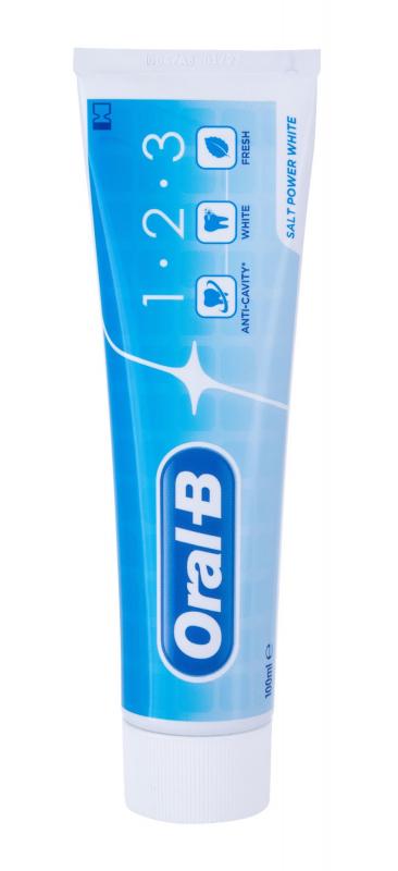 Oral-B Salt Power White 1-2-3 (U)  100ml, Zubná pasta