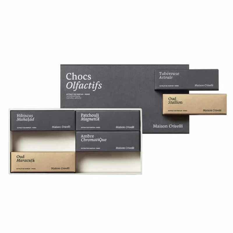 Maison Crivelli Chocs Olfactifs Adventure Set (U) 6 x 1.5ml, Parfumovaný extrakt