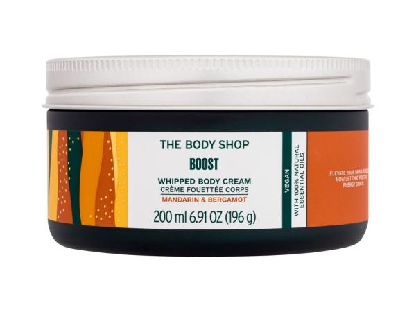 The Body Shop Boost Whipped Body Cream (W) 200ml, Telový krém