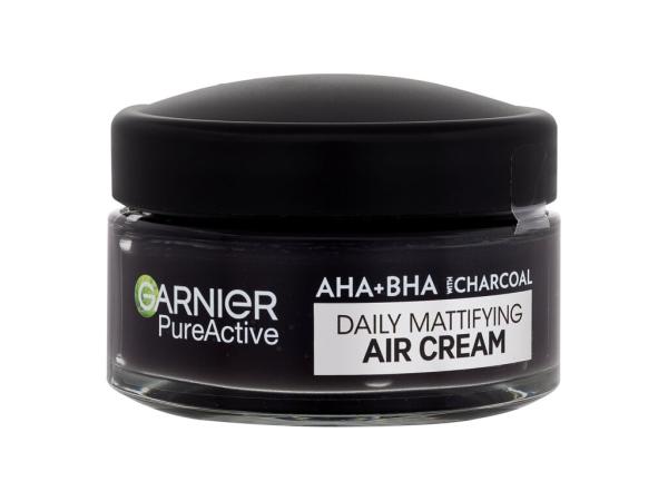 Garnier AHA + BHA Charcoal Daily Mattifying Air Cream Pure Active (U)  50ml, Denný pleťový krém