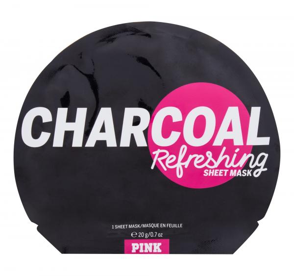 Pink Refreshing Sheet Mask Charcoal (W)  1ks, Pleťová maska