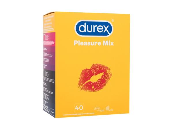 Durex Pleasure Mix (M) 40ks, Kondómy