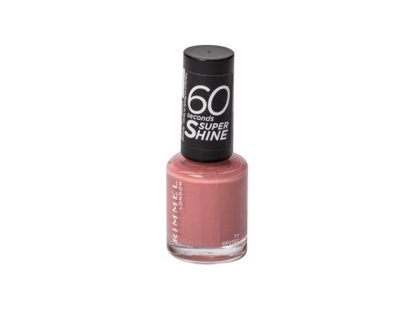 Rimmel London 60 Seconds Super Shine 711 Xposed (W) 8ml, Lak na nechty