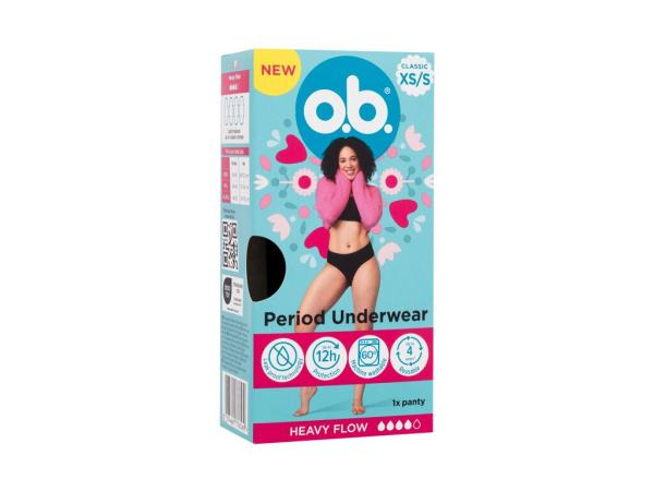 o.b. Period Underwear (W) 1ks, Menštruačné nohavičky XS/S